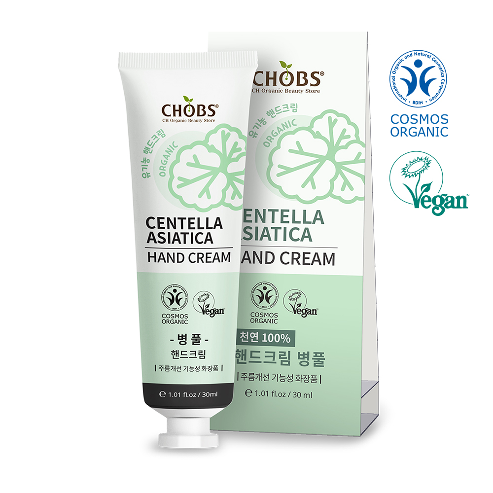 CHOBS(찹스)핸드크림 병풀 30ml CHOBS Hand Cream(Organic Centella Asiatica)30ml
