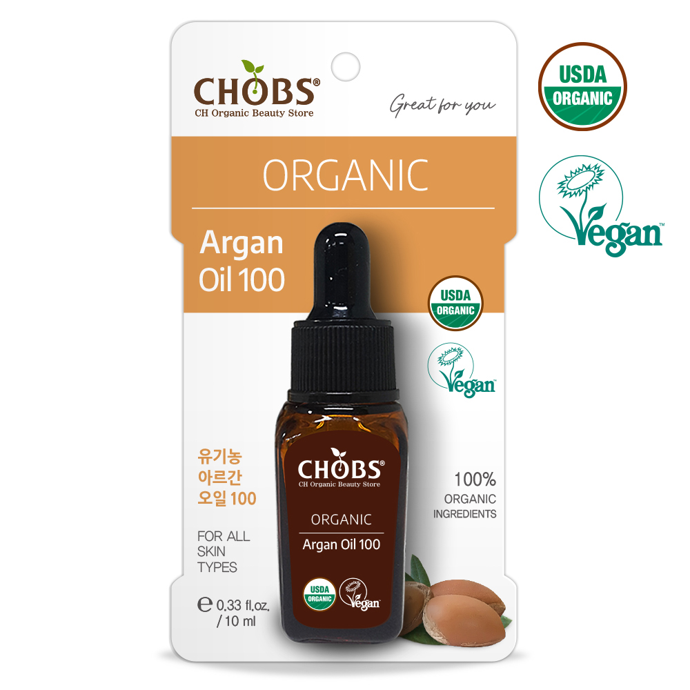 [USDA]찹스 유기농 아르간 오일 100(10ml) [USDA]CHOBS Organic Argan Oil 100(10ml)